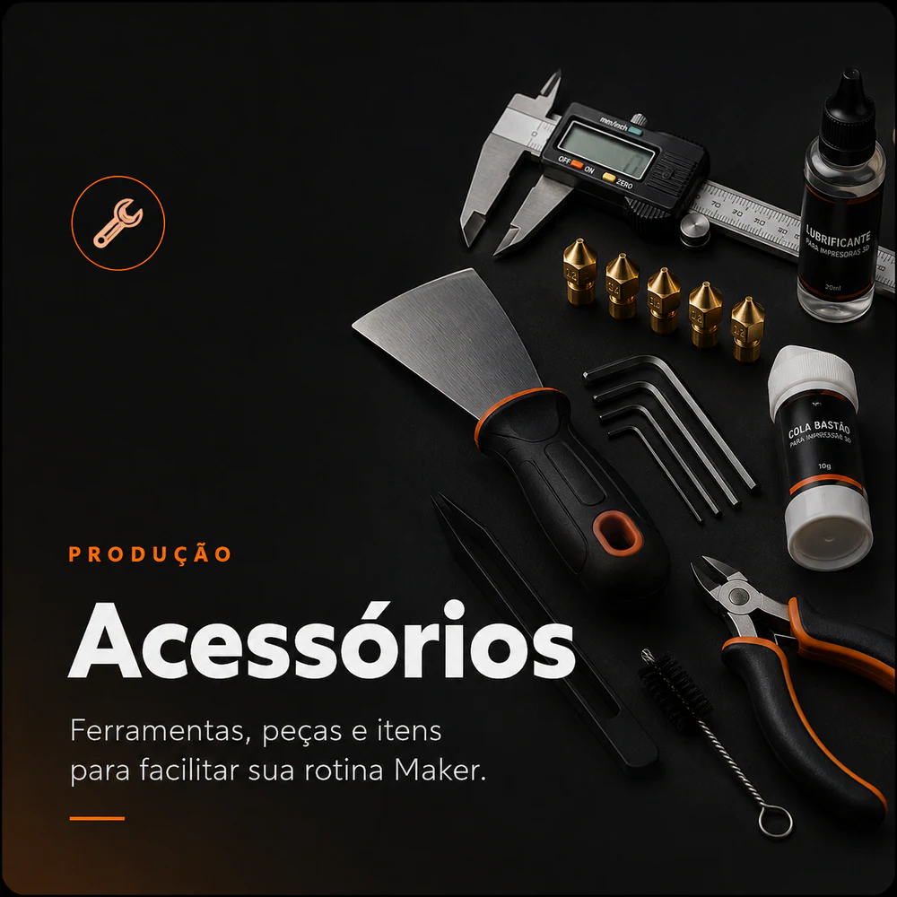 Acessórios para impressão 3D